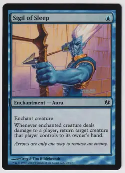 MTG 1X Sigil of Sleep X1 Duel Decks: Venser Vs Koth Magic - SP/NM - Image 1