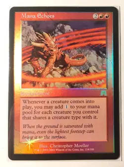 Near Mint Rainbow Foil Mana Echoes - MTG: Onslaught  - Image 1