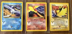 Sealed Set of 3 Pokemon Movie Promo Legendary Birds Moltres, Zapdos & Articuno - Image 9