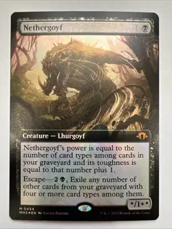 MTG Nethergoyf (Extended Art Foil) Modern Horizons 3 NM - Image 1