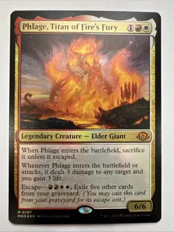 MTG Phlage, Titan of Fire's Fury (Foil) Modern Horizons 3 NM - Image 1