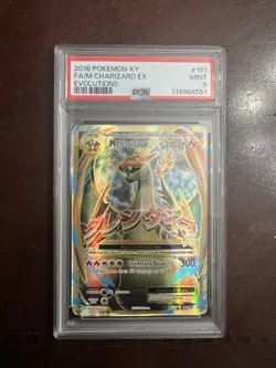Pokemon XY Evolutions M Charizard EX 101/108 Ultra Rare Mega Holo Foil PSA 9 - Image 1