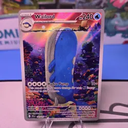Pokemon TCG Journey Together - Wailord 162/159 | Illustration Rare | Pack Fresh - Image 1