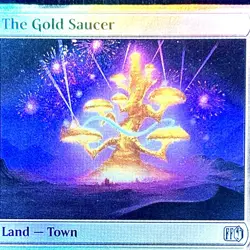 The Gold Saucer - FOIL - MTG - Final Fantasy - FIN - 0279 - LAND ~ NM - Image 1