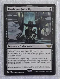 MTG Tinybones Joins Up Outlaws of Thunder Junction (OTJ) #108 Rare NM - Image 4