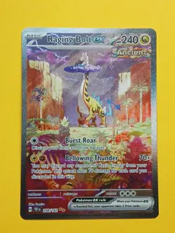 Pokemon Temporal Forces Raging Bolt ex 208/162 Special Illustration Rare - Image 3