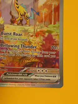 Pokemon Temporal Forces Raging Bolt ex 208/162 Special Illustration Rare - Image 8