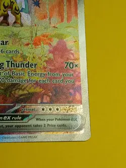 Pokemon Temporal Forces Raging Bolt ex 208/162 Special Illustration Rare - Image 9