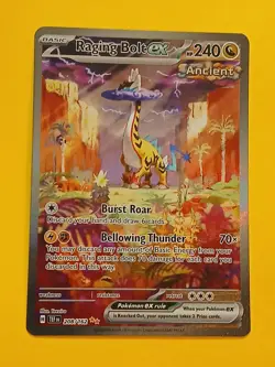 Pokemon Temporal Forces Raging Bolt ex 208/162 Special Illustration Rare - Image 1