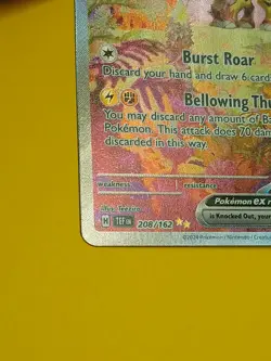 Pokemon Temporal Forces Raging Bolt ex 208/162 Special Illustration Rare - Image 11