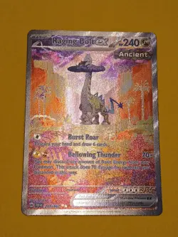 Pokemon Temporal Forces Raging Bolt ex 208/162 Special Illustration Rare - Image 2