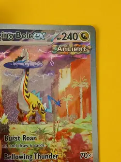 Pokemon Temporal Forces Raging Bolt ex 208/162 Special Illustration Rare - Image 6