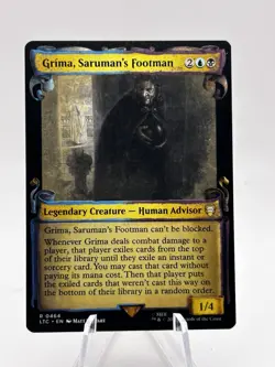 Grima, Saruman's Footman 0464 Showcase Scrolls Lord of the Rings LTC MTG NM - Image 1