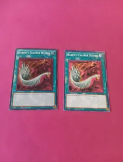 2x Yugioh Harpie's Feather Duster EGS1-EN022  1x Foil 1x Reg 1st Edition  - Image 1