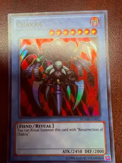 Yugioh Chakra NUMH-EN052 Super Rare 1st Edition - Image 1