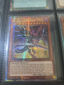 Yugioh Red-Eyes Darkness Metal Dragon RA04-EN003 Quarter Century Rare - Image 1