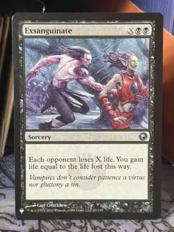 Exsanguinate Scars of Mirrodin Regular The List Mystery NM MTG Magic Card - Image 1