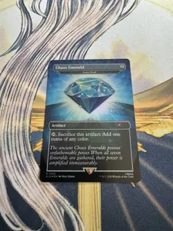 Blue Chaos Emerald 7033 Lotus Petal Sonic Secret Lair Magic the Gathering MtG - Image 1