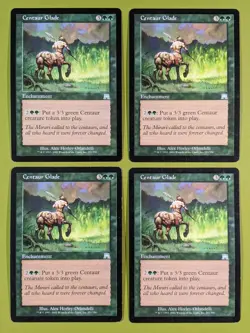 Centaur Glade x4 Onslaught 4x Playset Magic the Gathering MTG - Image 1