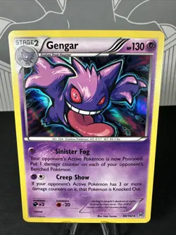 Pokemon Gengar TCG XY Breakthrough Rare Holo Card 60/162 NM - Image 1