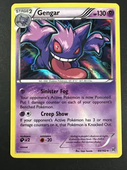 Pokemon Gengar TCG XY Breakthrough Rare Holo Card 60/162 NM - Image 13