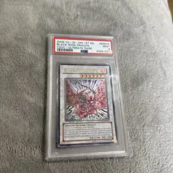2008 YUGIOH 1ST ED CSOC-EN039 BLACK ROSE DRAGON ULTIAMTE PSA 9 MINT #65857227 - Image 2