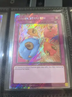 2025 Yugioh Stampede 1st Token Stampede PSR Secret #RA04-EN149 - Image 1
