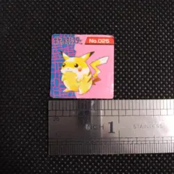 Pikachu Pokemon Bros Card Mini Game Boy Anime Nintendo Japanese Japan No.025 - Image 2