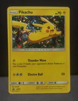 Pikachu SM04 Sun & Moon Exclusive Ultra Rare Special Holo Promo Pokemon Card - Image 1