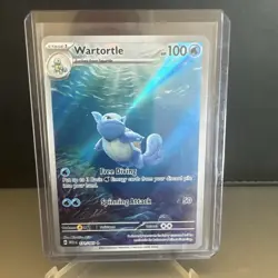 PokÃ©mon TCG Wartortle Scarlet & Violet 151 Card 171/165 Holo IR - Image 1