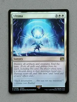 Ultima #38 FOIL - FIN Final Fantasy MTG - Sorcery - Unplayed / NM - Image 1