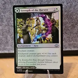 MTG Strength of the Harvest Modern Horizons 3 Foil #258 NM Fresh Pull No Play - Image 1