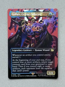 Golbez, Crystal Collector - Borderless Foil #395  MTG Final Fantasy FIN - NM - Image 1