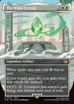 The Wind Crystal  #330 Borderless x1 NM - Final Fantasy [FIN] - MtG - Image 1