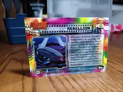 PokÃ©mon Topps #8 Rebellion Mewtwo Strikes Back Movie Card Black Label Armored - Image 2