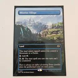 Mistrise Village Borderless Tarkir Dragonstorm 397 LP MTG Magic the Gathering - Image 1