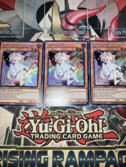3x Ash Blossom & Joyous Spring Secret Rare RA04-EN025 Yugioh Playset - Image 3