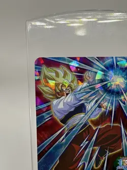 Son Goku Super Dragon Ball Heroes Card Japanese Holo Vintage Rare MM1-015 - Image 2