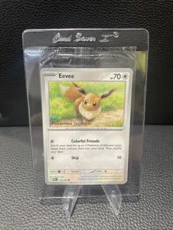 Pokemon Together Stamp Eevee 133/165 Promo Sealed NM Card - Image 1