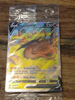 CHARIZARD V VSTAR VMAX ALT ART SWSH 260 261 262 UPC Black Star Promo Card SEALED - Image 1