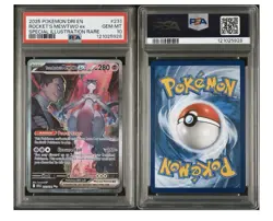 Pokemon Mewtwo EX 2025 Team Rockets 231/182 Sir Destined Rivals Gem Mint PSA 10  - Image 3