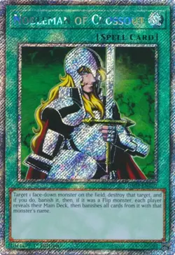 Yugioh! Nobleman of Crossout - RA03-EN102 - Platinum Secret Rare - 1st Edition N - Image 1