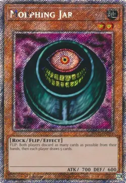 Yugioh! Morphing Jar - RA03-EN098 - Platinum Secret Rare - 1st Edition Near Mint - Image 1