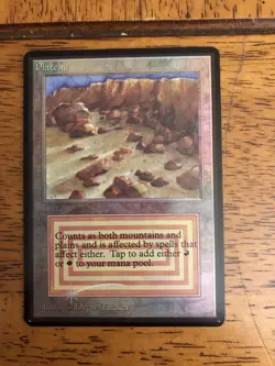 Mtg - Plateau- Foil - Beta - Unlimited - Legacy - Commander - Edh - Altered - Image 2