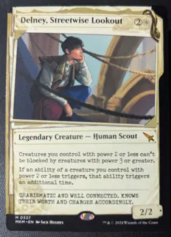 Delney, Streetwise Lookout [Showcase] #337 - MTG Murders at Karlov Manor Regular - Image 1