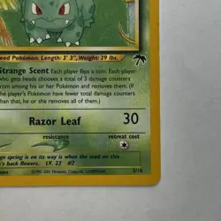 Pokemon TCG Southern Islands Ivysaur 05/18 Regular (MP) Vintage - Image 5