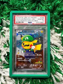 PSA10 2016 Pokemon Mario & Luigi Pikachu 294/XY-P & 296/XY- Promo GEM-MT - Image 3