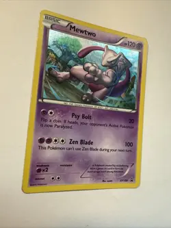 PokÃ©mon TCG Mewtwo XY Black Star Promos Holo Card XY100 - Image 3