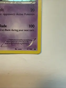 PokÃ©mon TCG Mewtwo XY Black Star Promos Holo Card XY100 - Image 5
