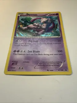 PokÃ©mon TCG Mewtwo XY Black Star Promos Holo Card XY100 - Image 8